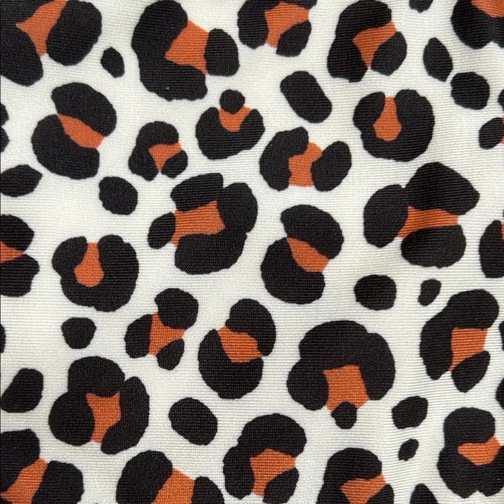 NWT Leopard Print Swim Top